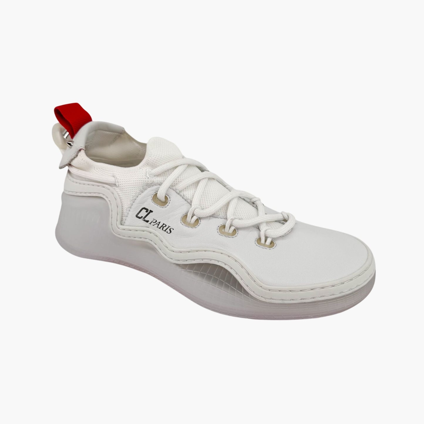 Christian Louboutin Arpoador Sneakers White Leather Mesh – Size 39