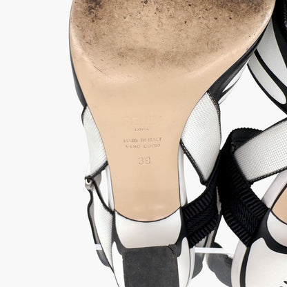 Fendi x Joshua Vides Colibri Pumps in White Leather – Size 39
