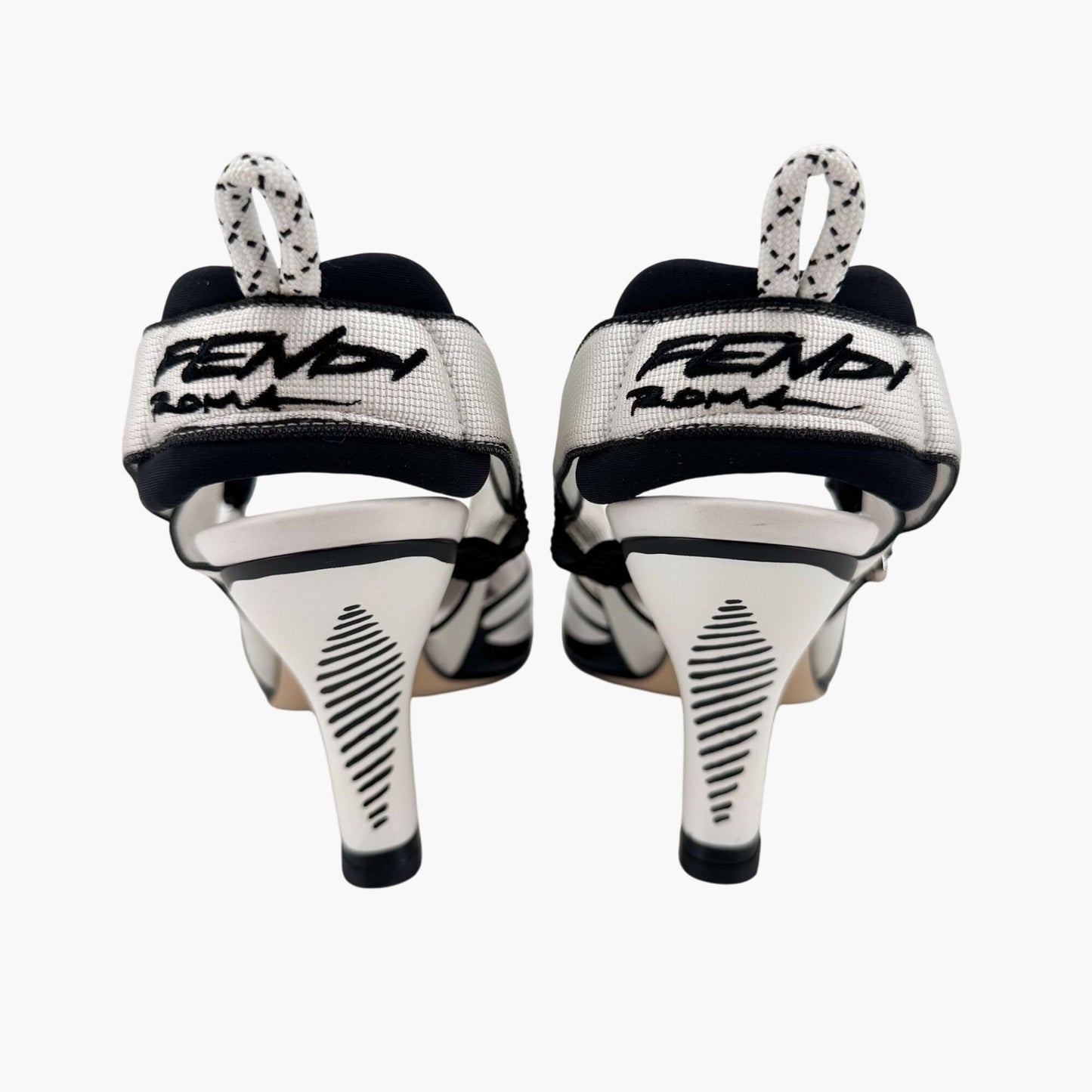 Fendi x Joshua Vides Colibri Pumps in White Leather – Size 39