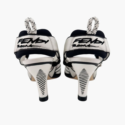 Fendi x Joshua Vides Colibri Pumps in White Leather – Size 39
