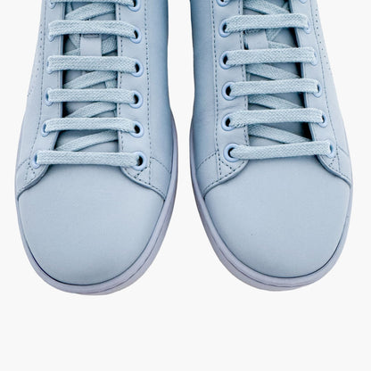 Gucci Ace GG Interlock Sneakers in Light Blue Leather Size 37.5