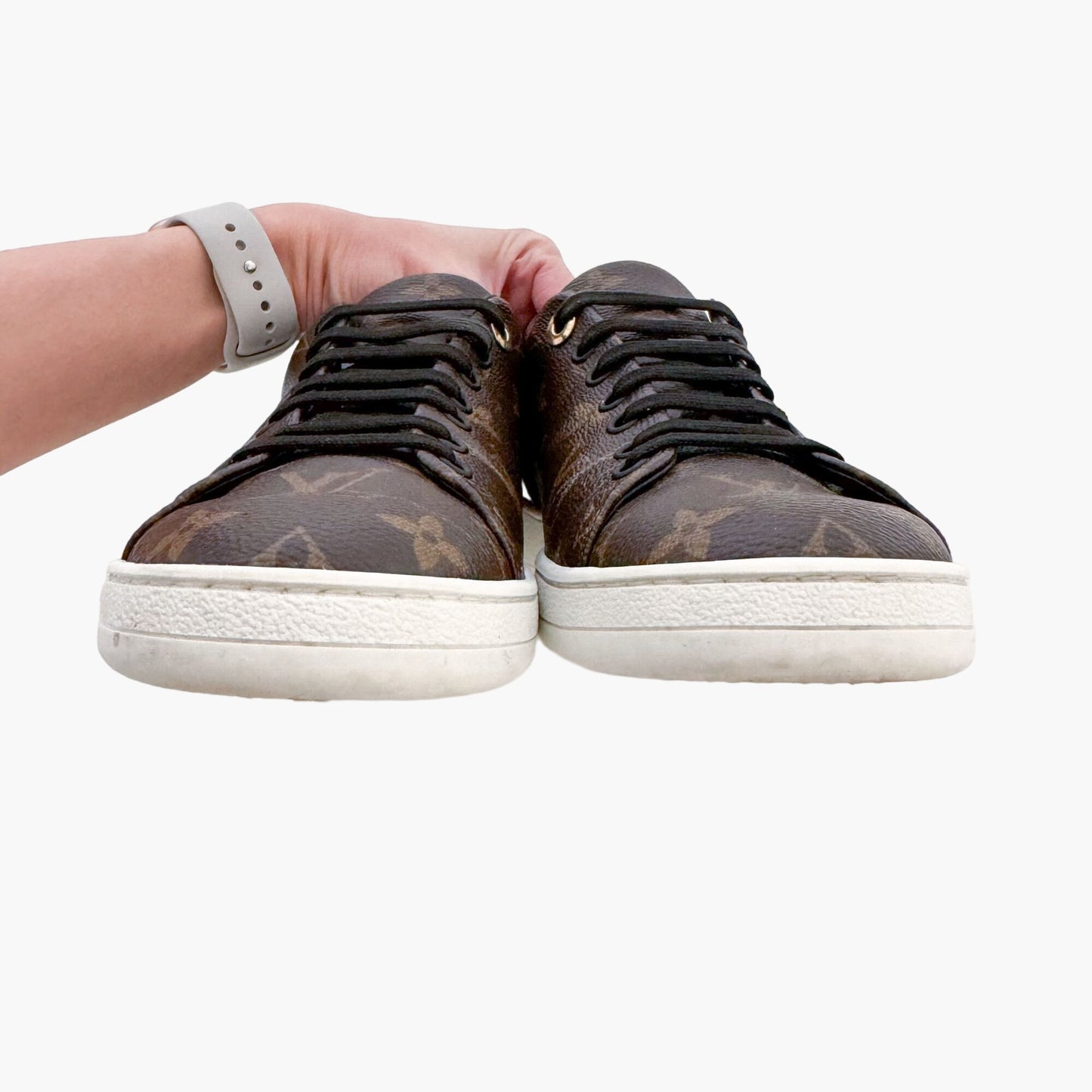Louis Vuitton Frontrow Sneakers in Brown Monogram Size 40