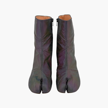 Maison Margiela Tabi Iridescent Ankle Boots Size 40