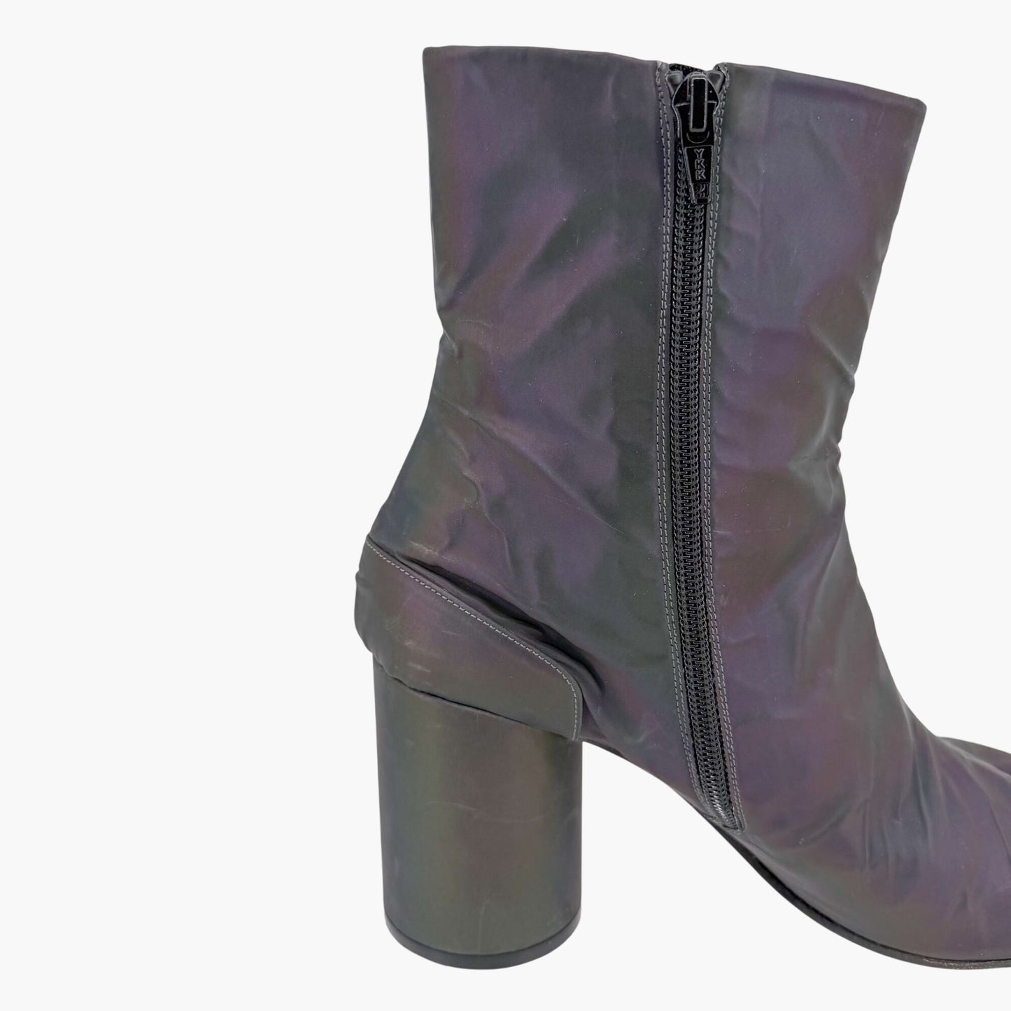 Maison Margiela Tabi Iridescent Ankle Boots Size 40