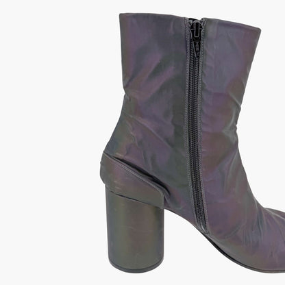 Maison Margiela Tabi Iridescent Ankle Boots Size 40