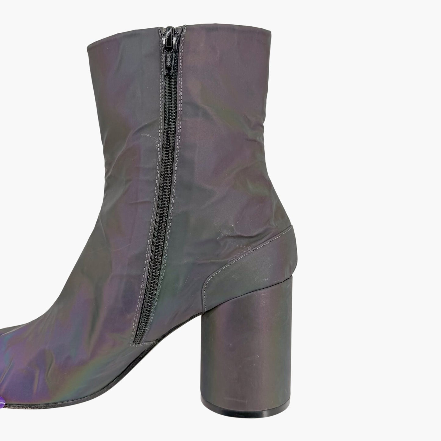 Maison Margiela Tabi Iridescent Ankle Boots Size 40