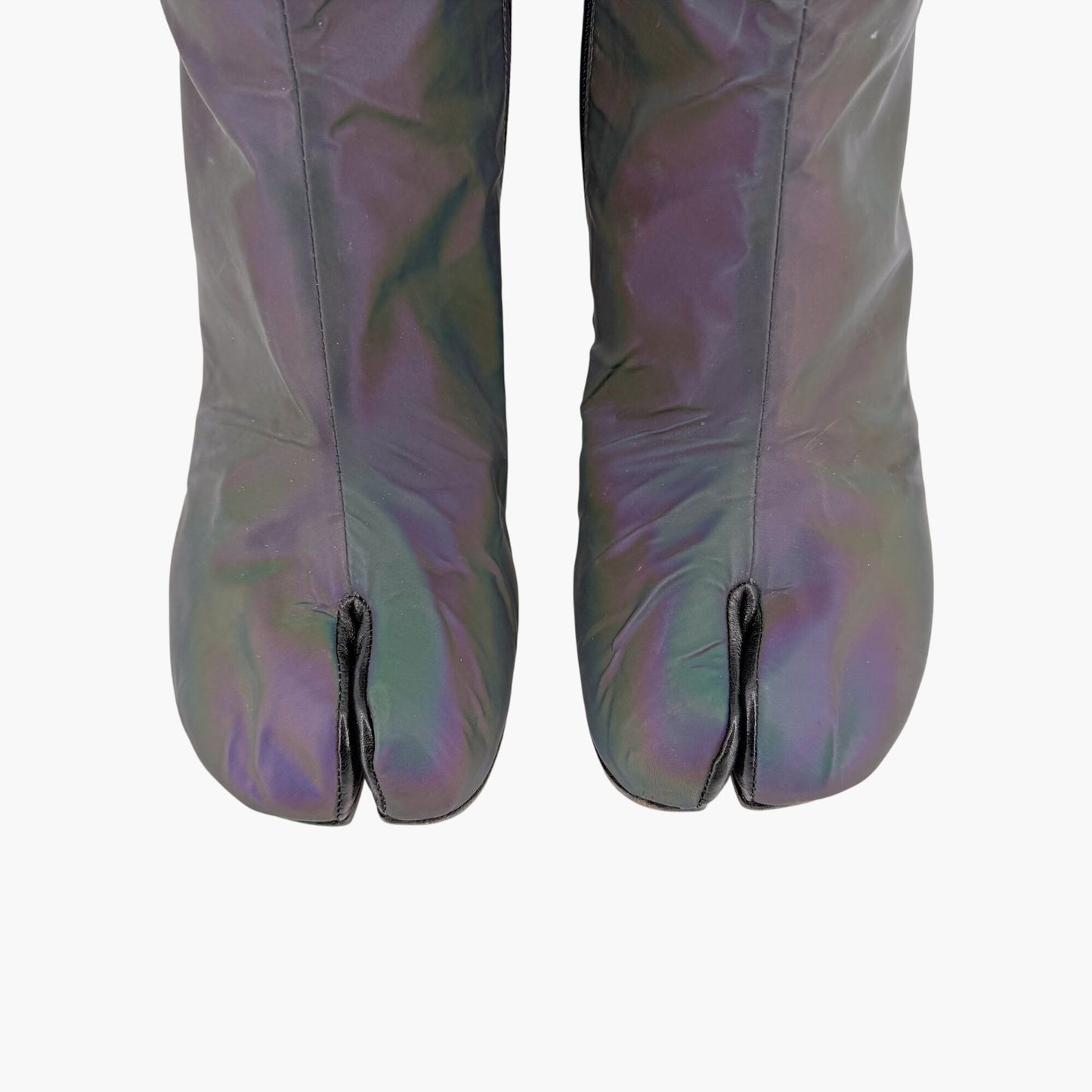 Maison Margiela Tabi Iridescent Ankle Boots Size 40