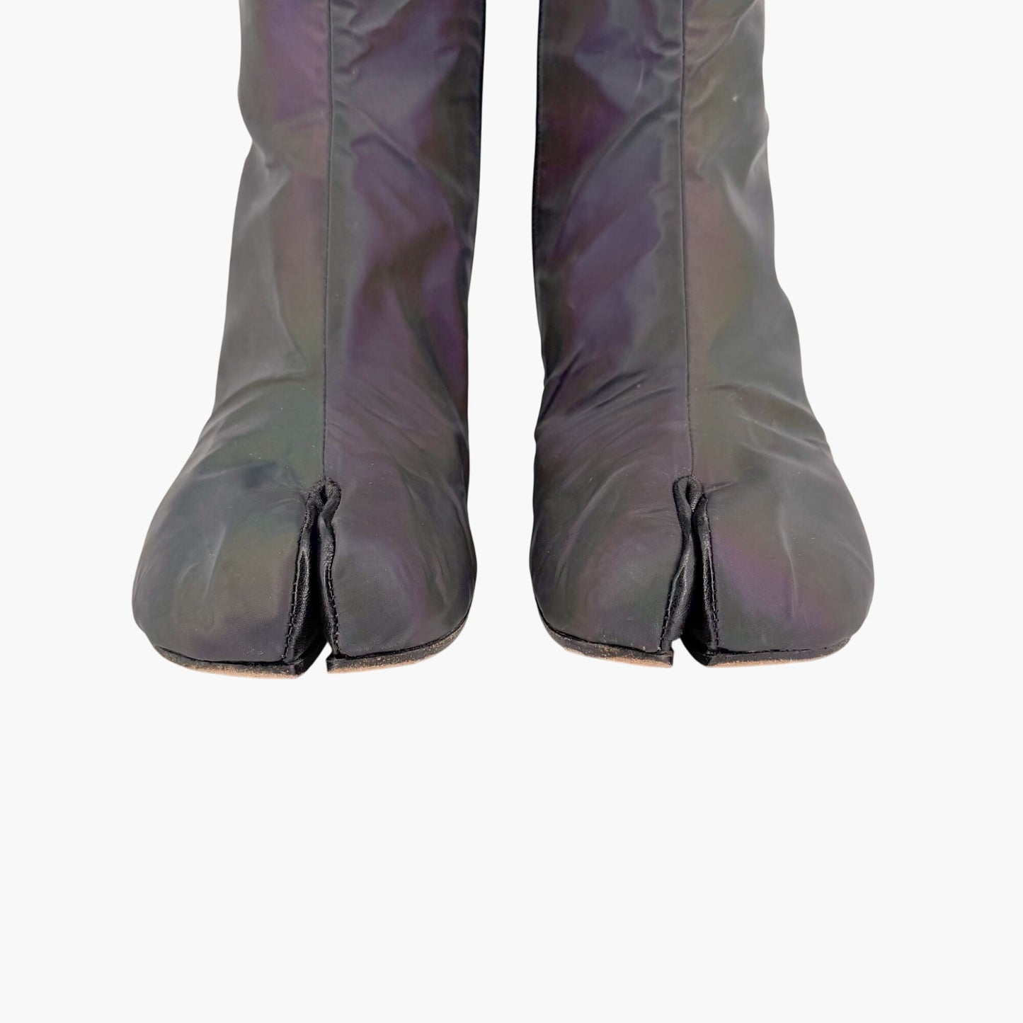 Maison Margiela Tabi Iridescent Ankle Boots Size 40