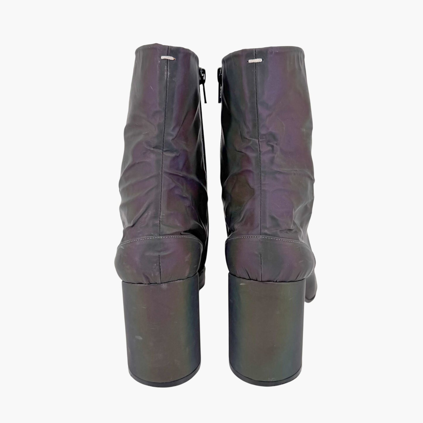 Maison Margiela Tabi Iridescent Ankle Boots Size 40