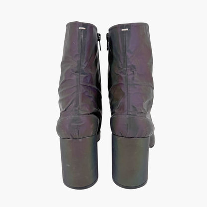 Maison Margiela Tabi Iridescent Ankle Boots Size 40