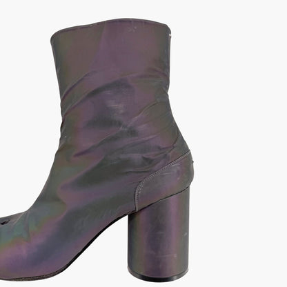 Maison Margiela Tabi Iridescent Ankle Boots Size 40