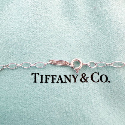 Tiffany & Co. Large Oval Key Pendant Necklace in Sterling Silver