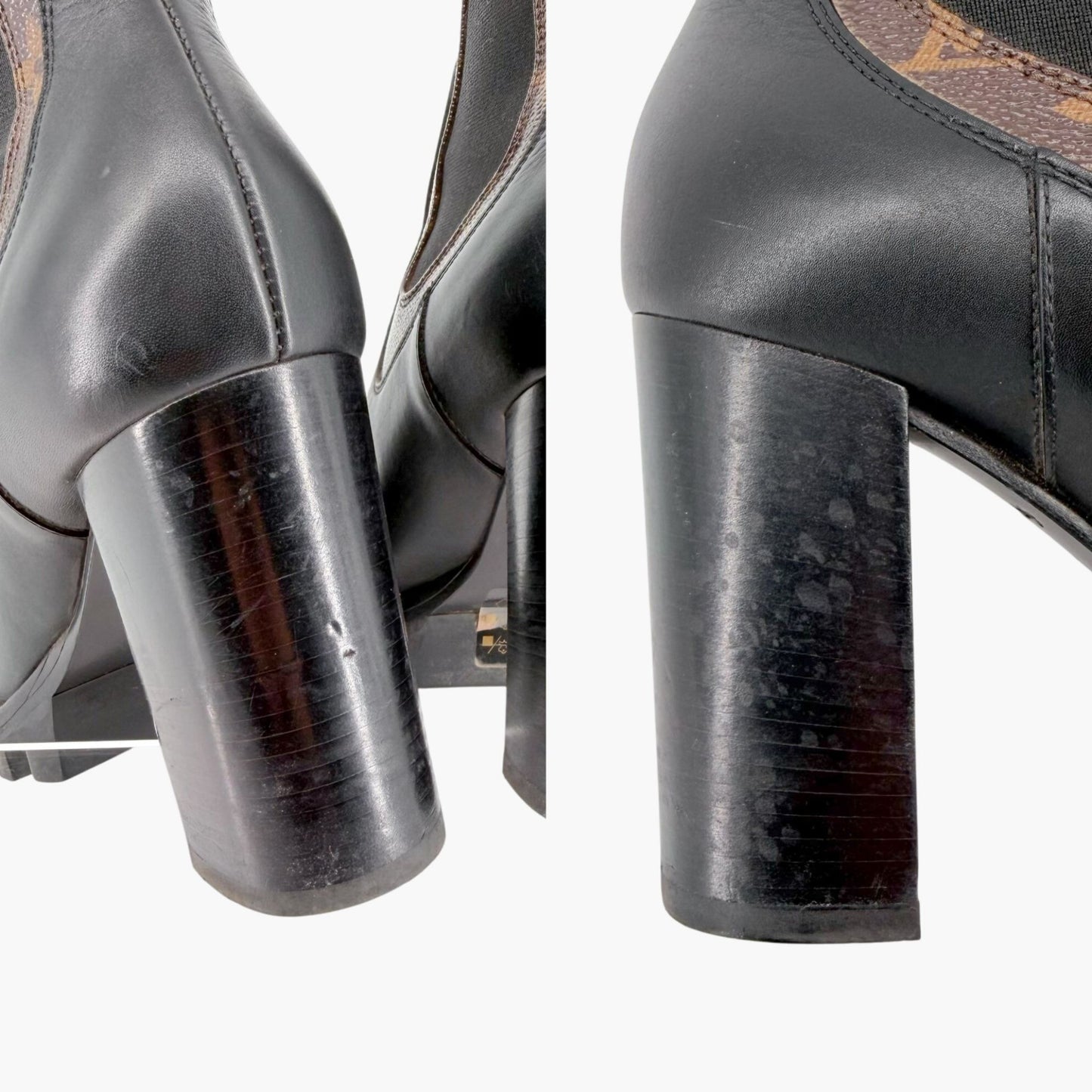 Louis Vuitton Star Trail Chelsea Leather Ankle Boots Size 40