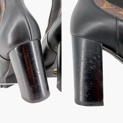 Louis Vuitton Star Trail Chelsea Leather Ankle Boots Size 40