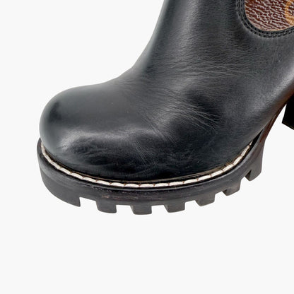 Louis Vuitton Star Trail Chelsea Leather Ankle Boots Size 40