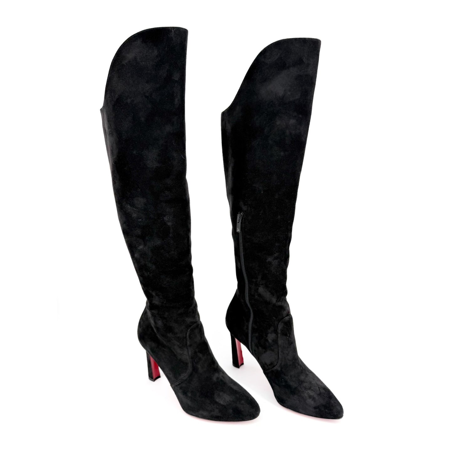 Christian Louboutin Eleonor Botta Knee High Boots Black Size 40