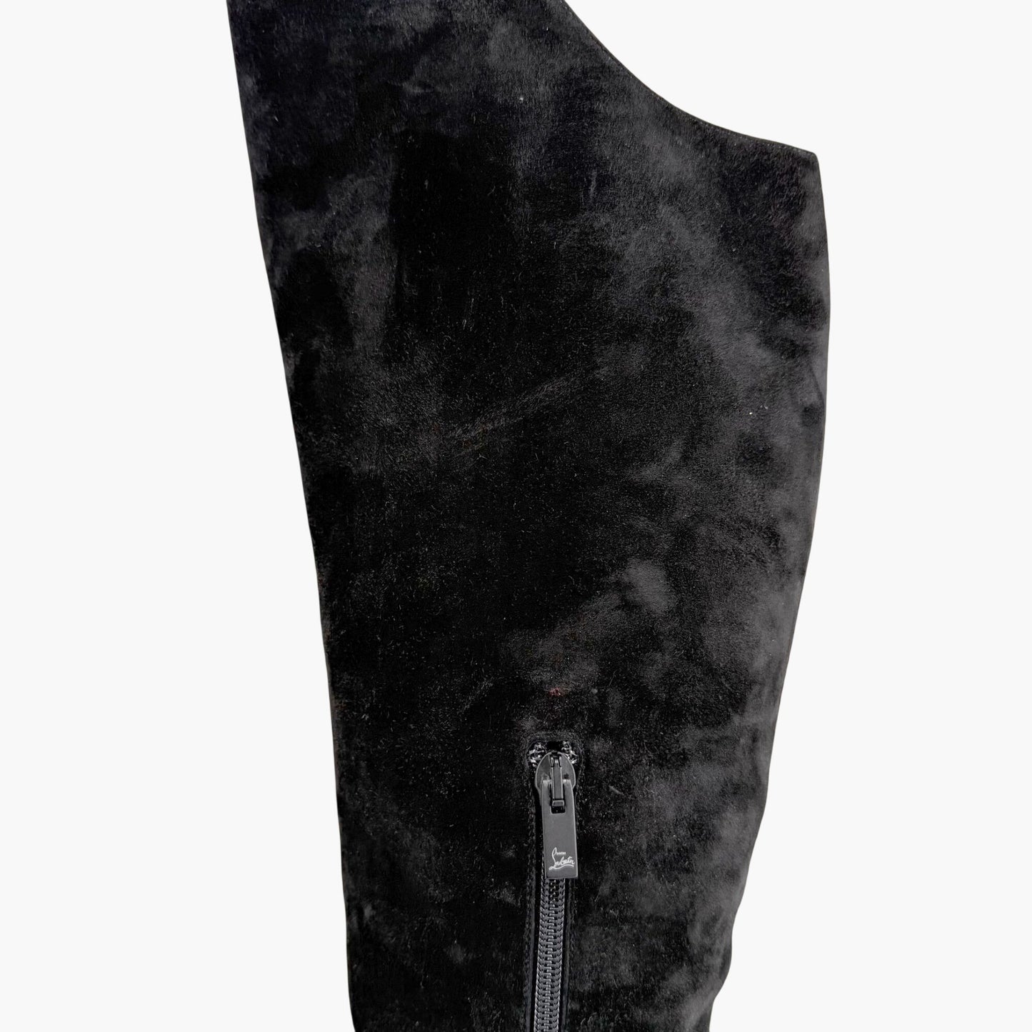 Christian Louboutin Eleonor Botta Knee High Boots Black Size 40