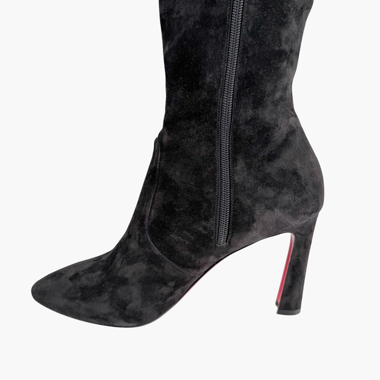 Christian Louboutin Eleonor Botta Knee High Boots Black Size 40