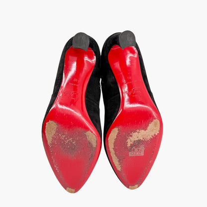 Christian Louboutin Eleonor Botta Knee High Boots Black Size 40