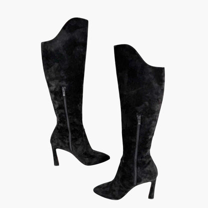 Christian Louboutin Eleonor Botta Knee High Boots Black Size 40