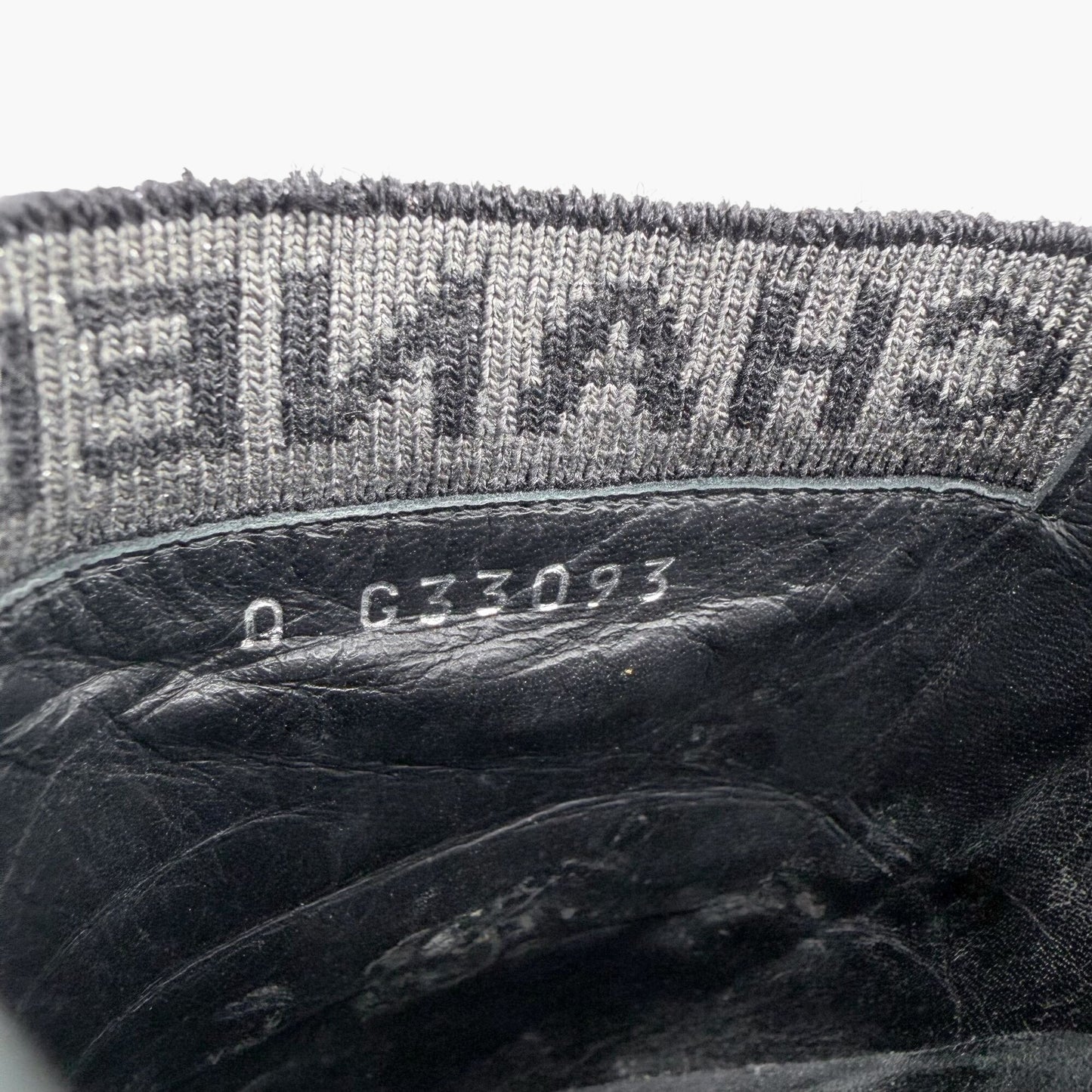 Chanel Logo Mule Flats Black Patent Glitter Size 39C