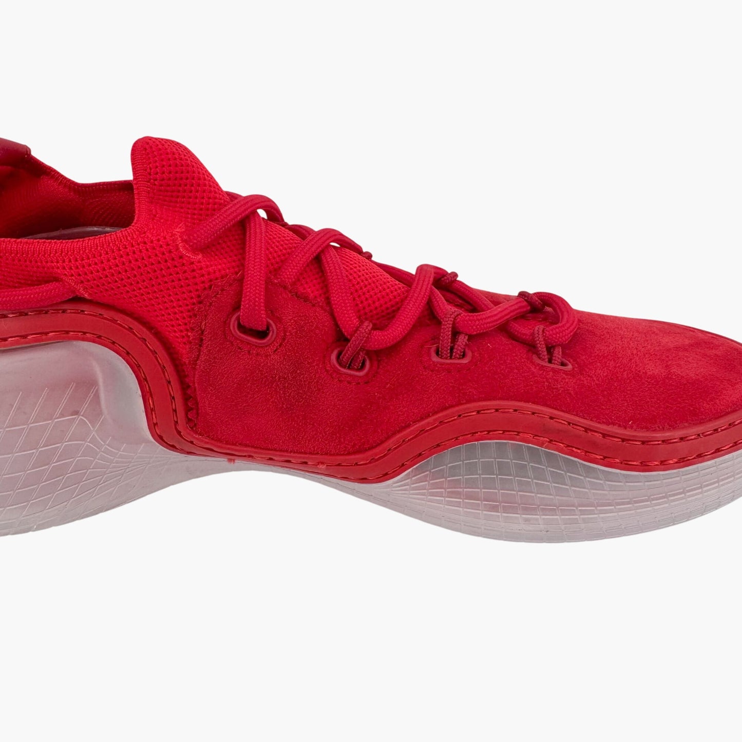Christian Louboutin Arpoador Sneakers in Red Suede with Spikes & Red Soles – Size 41