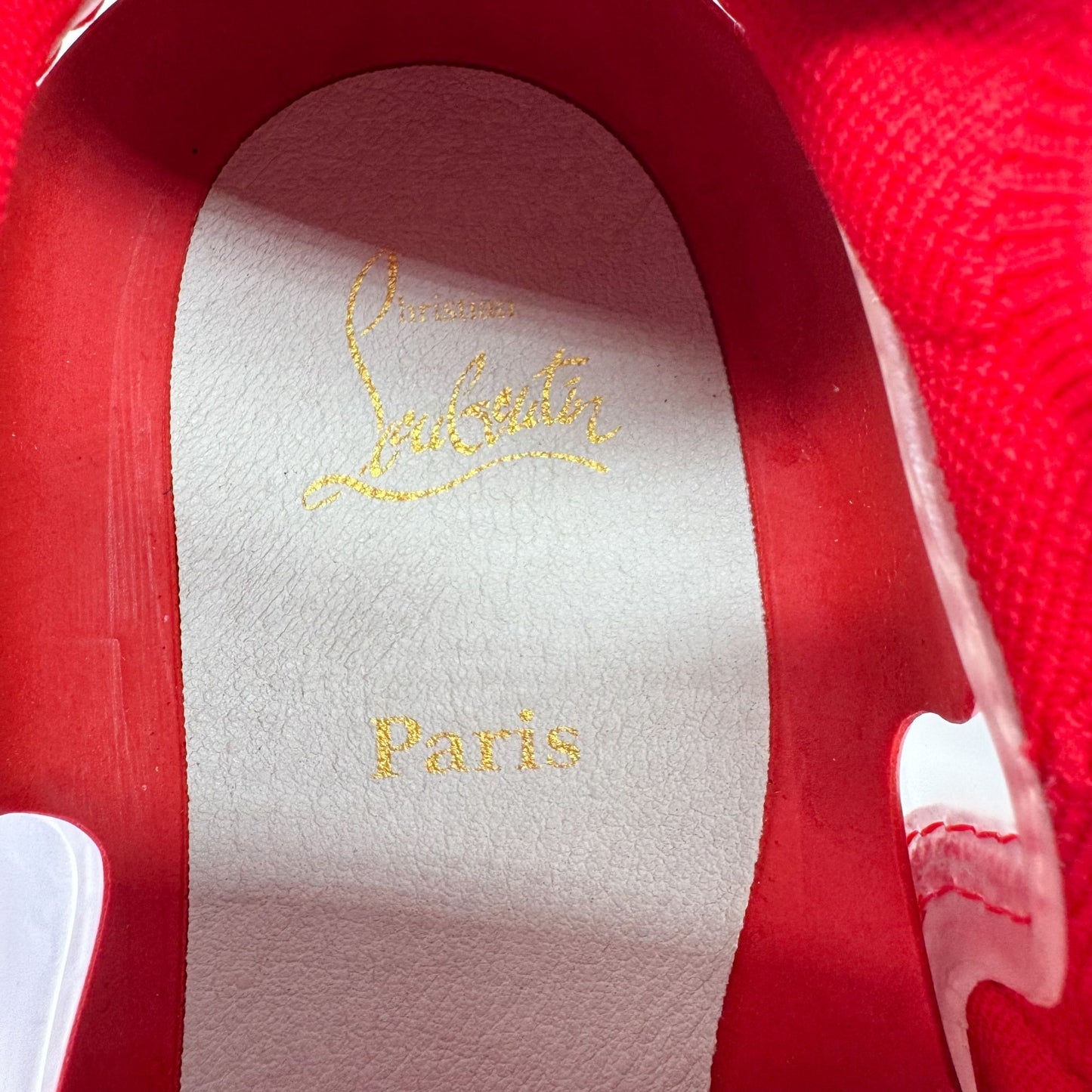 Christian Louboutin Arpoador Sneakers in Red Suede with Spikes & Red Soles – Size 41