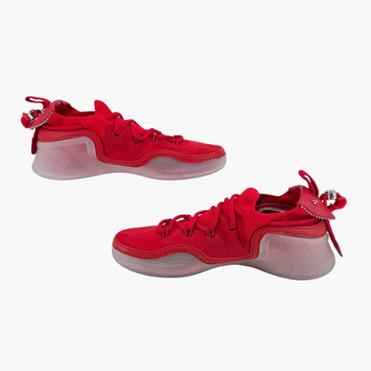 Christian Louboutin Arpoador Sneakers in Red Suede with Spikes & Red Soles – Size 41