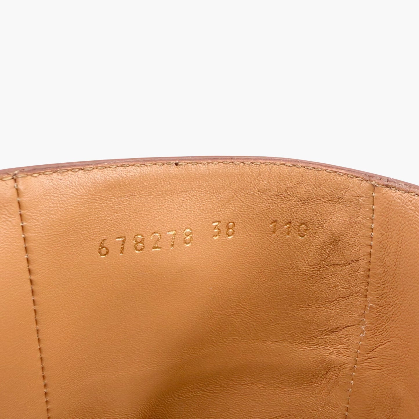 Gucci Ellis GG Knee High Riding Boots in Beige Monogram Canvas Size 38