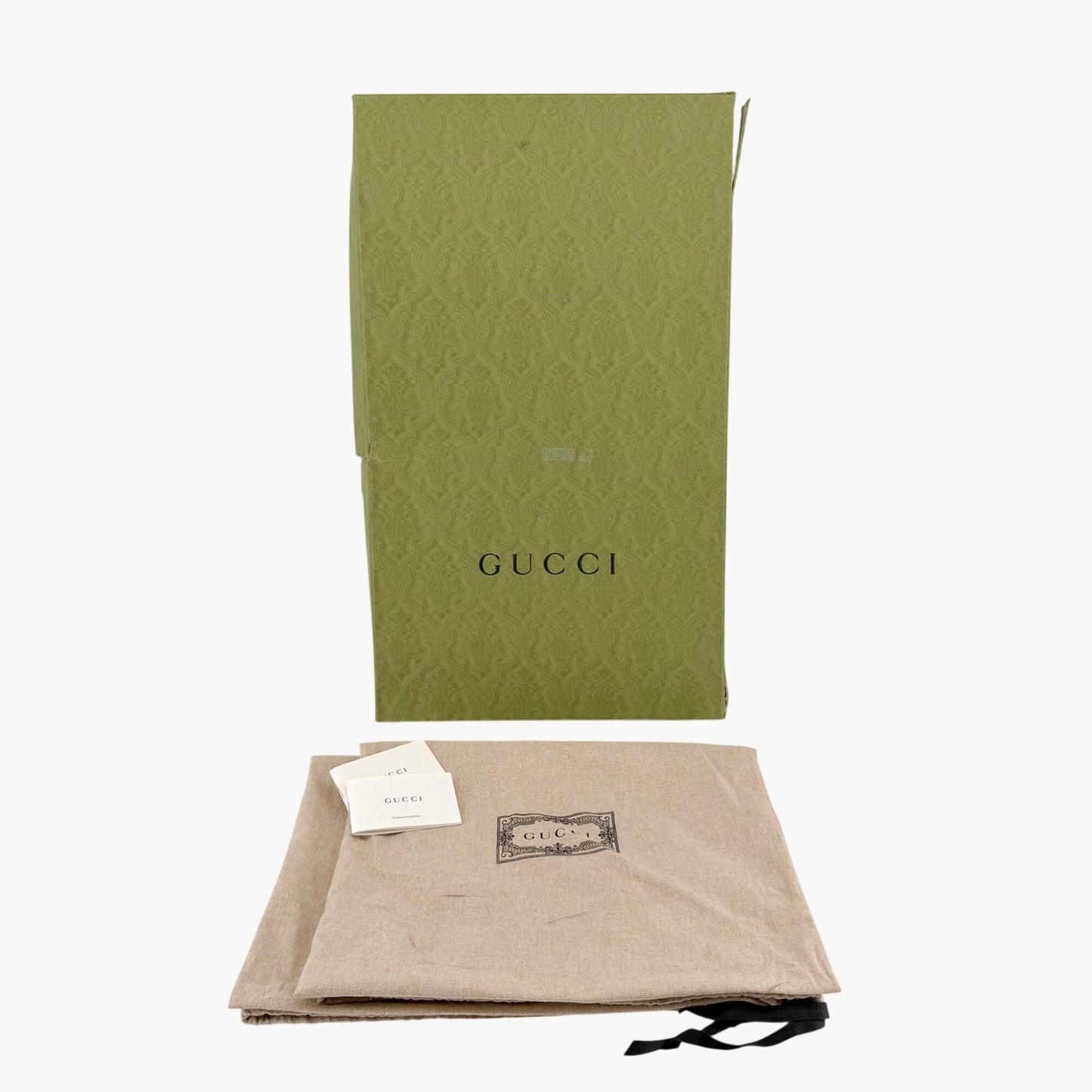 Gucci Ellis GG Knee High Riding Boots in Beige Monogram Canvas Size 38