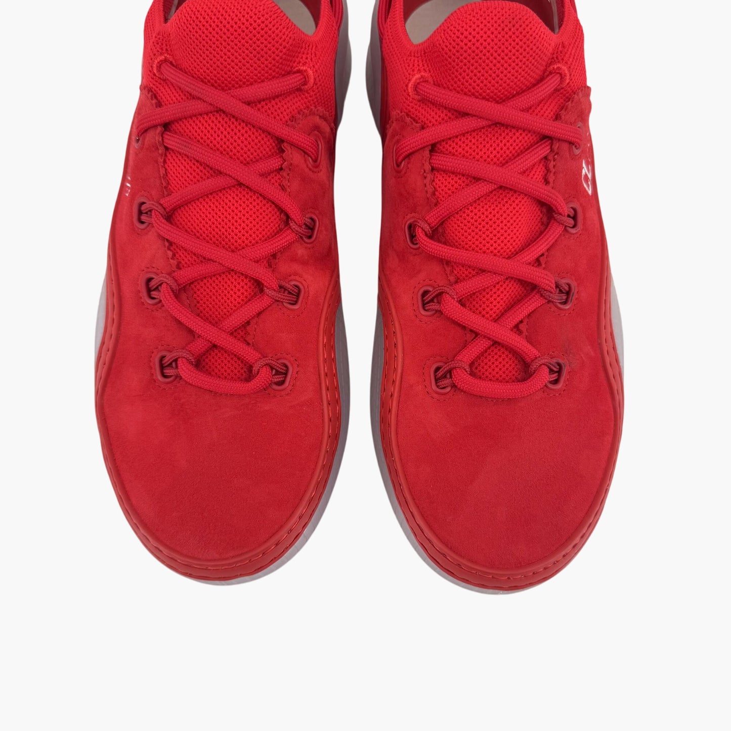 Christian Louboutin Arpoador Red Suede Spike Sneakers – Size 41