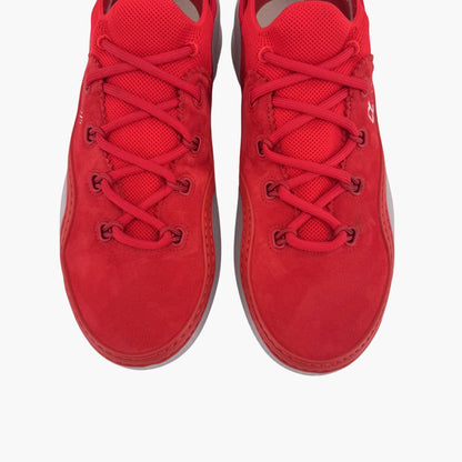 Christian Louboutin Arpoador Red Suede Spike Sneakers – Size 41