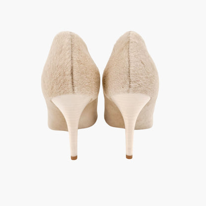 Givenchy Show Pumps in Off-White Calf Hair Size 37.5