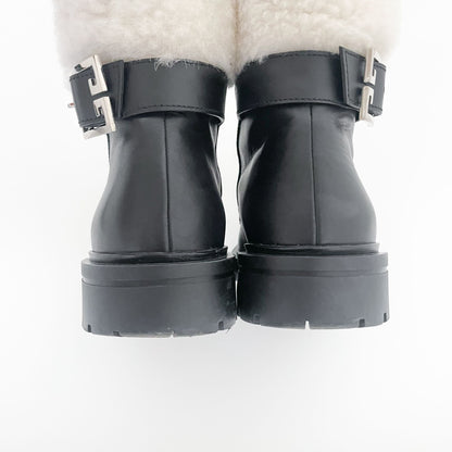 Givenchy Aviator Boots with Shearling Lining Size 38.5