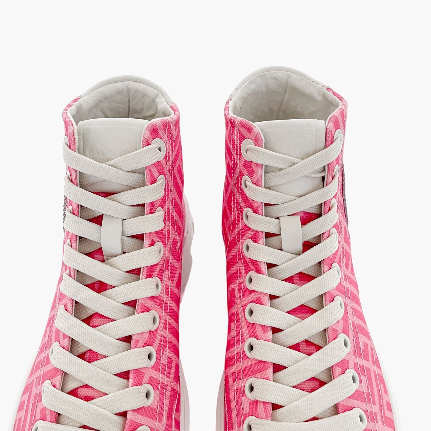 Balmain Barbie B Court Monogram High Top Sneakers Size 36