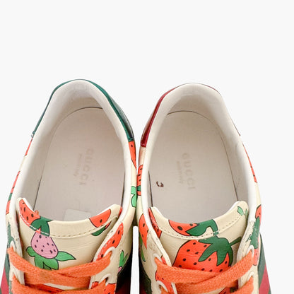 Gucci Ace Sneakers in Strawberry Cream Size 37