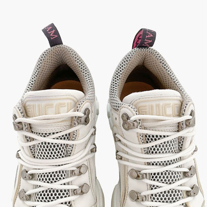 Gucci Flashtrek Sneakers in White Size 36