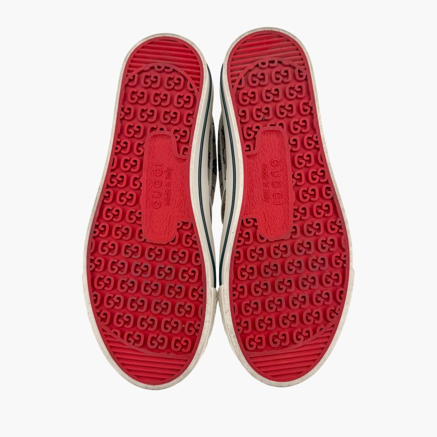 Gucci Tennis 1977 Slip On Sneakers Beige Size 36.5