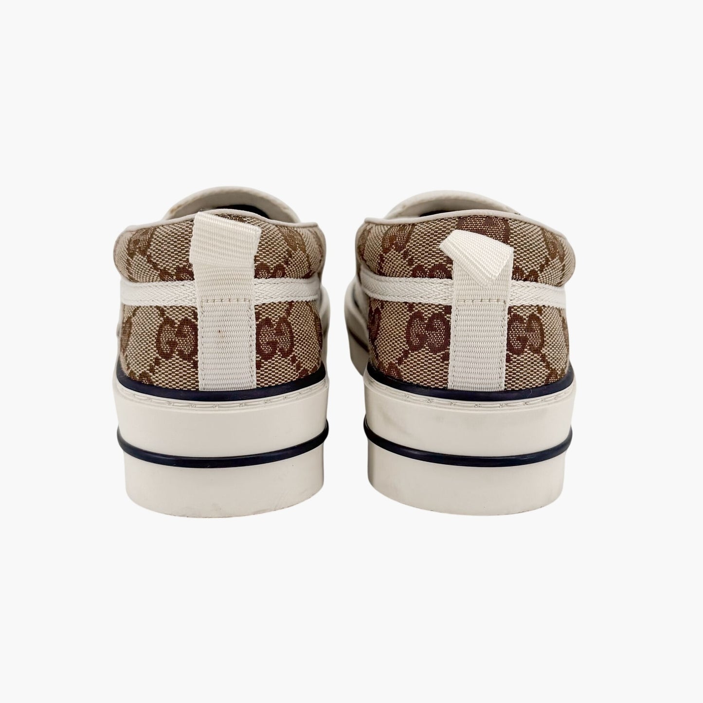 Gucci Tennis 1977 Slip On Sneakers Beige Size 36.5