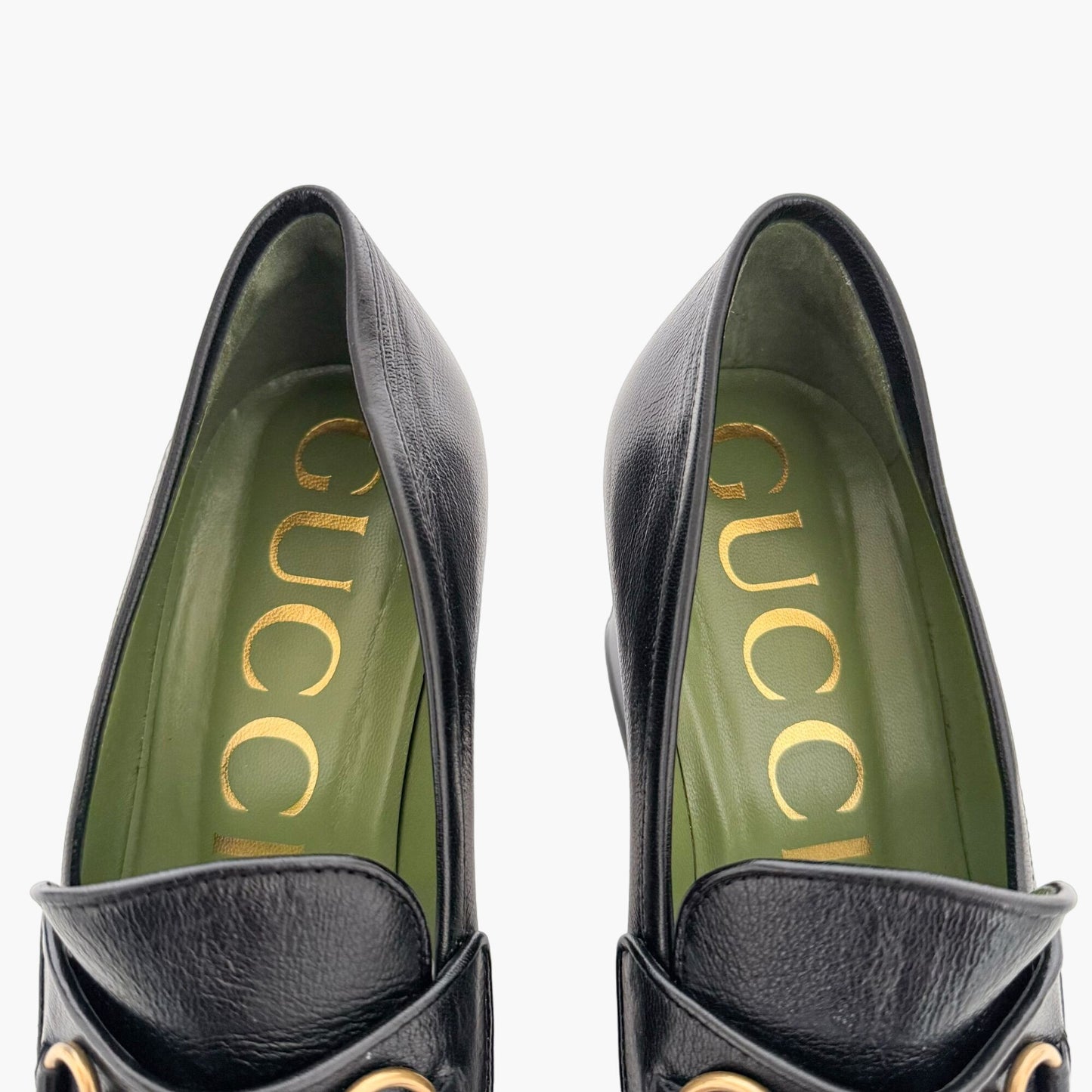 Gucci Houdan 85 Platform Loafer in Black Size 39