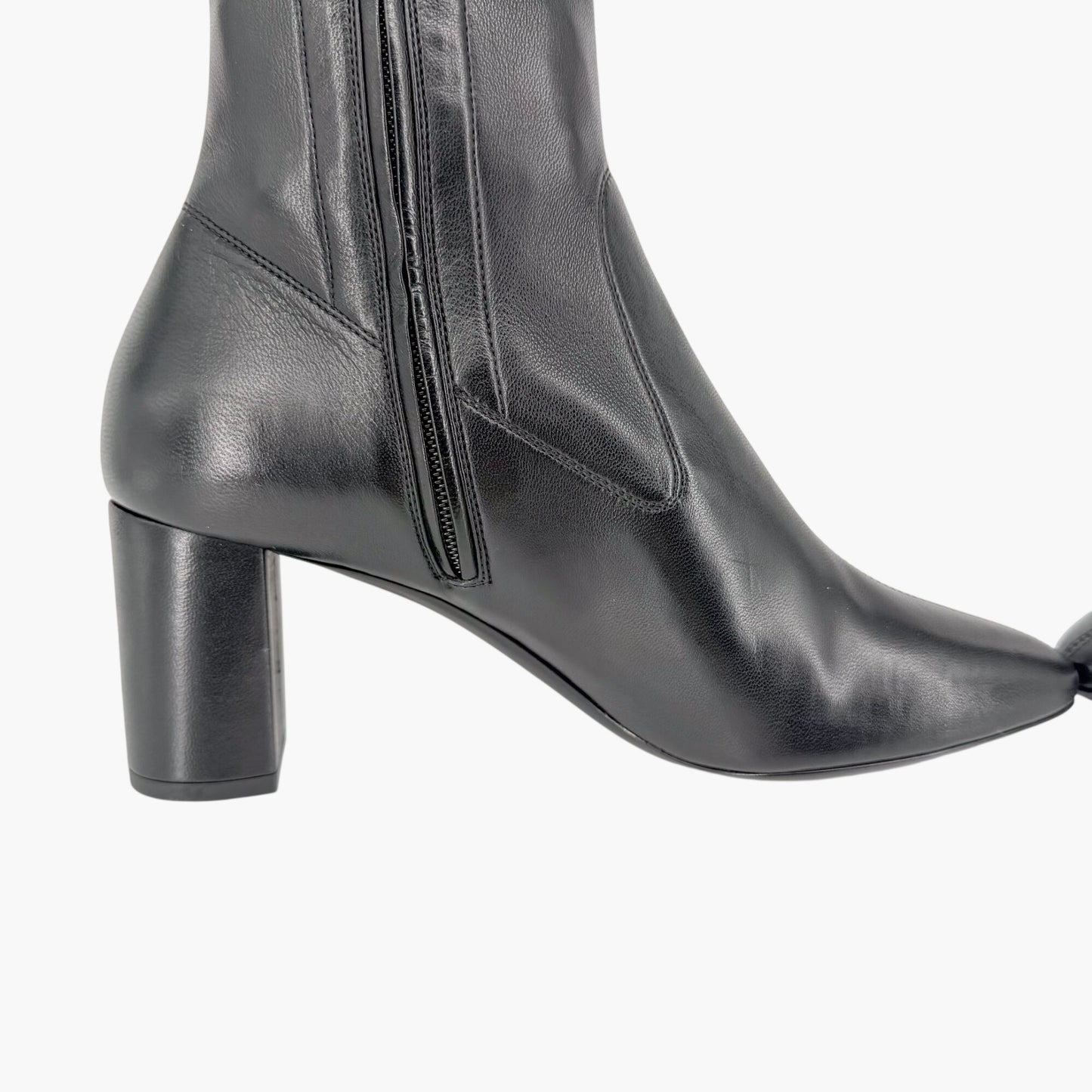 Saint Laurent Loulou Thigh High Boots Black Size 38.5