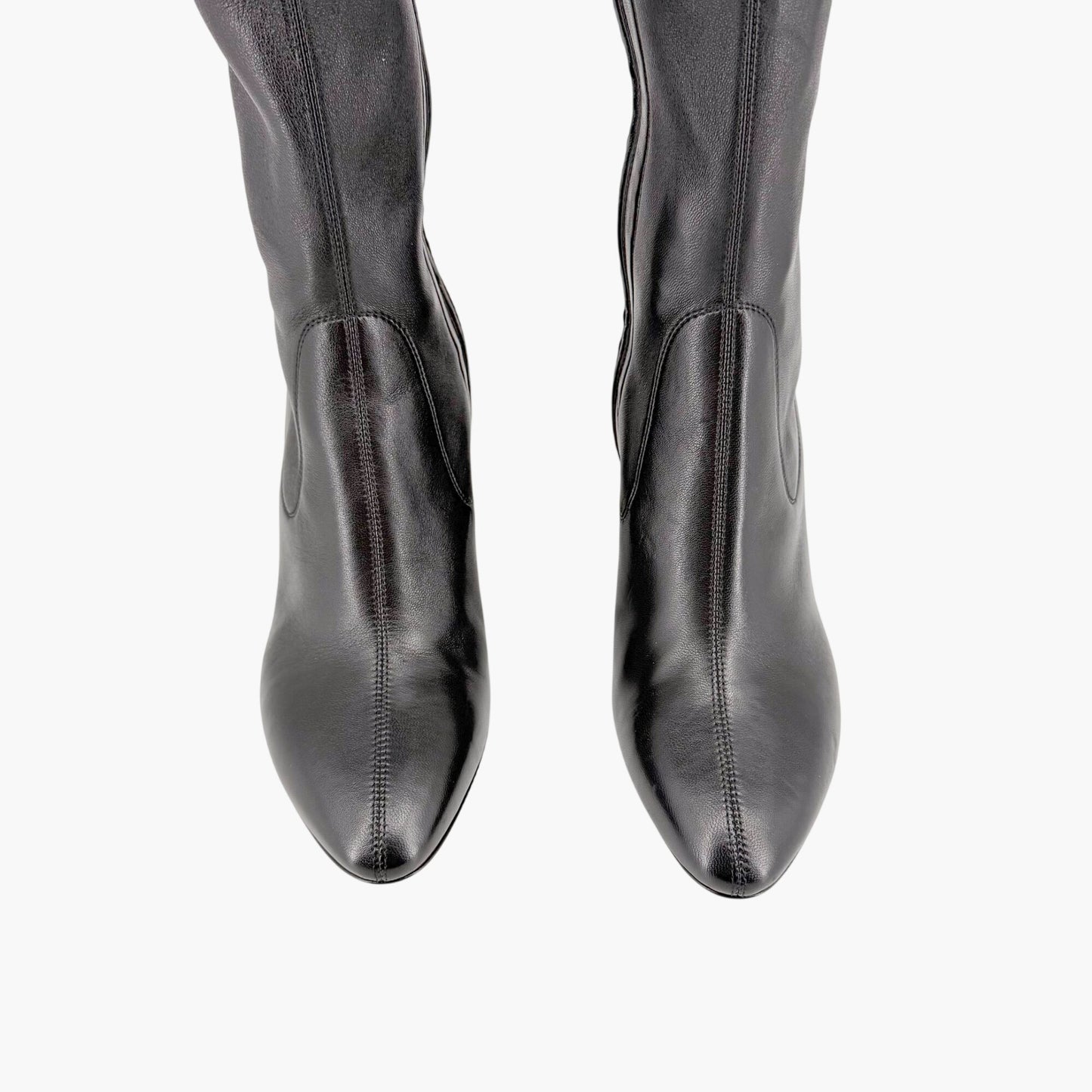 Saint Laurent Loulou Thigh High Boots Black Size 38.5