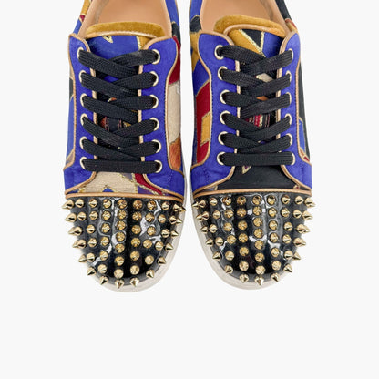 Christian Louboutin Vieira Spikes Orlato Sneakers in Multi Size 37.5