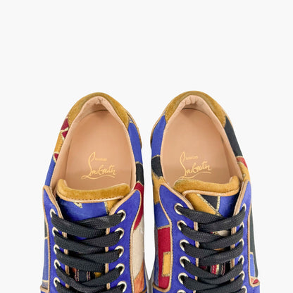 Christian Louboutin Vieira Spikes Orlato Sneakers in Multi Size 37.5