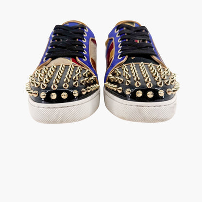 Christian Louboutin Vieira Spikes Orlato Sneakers in Multi Size 37.5