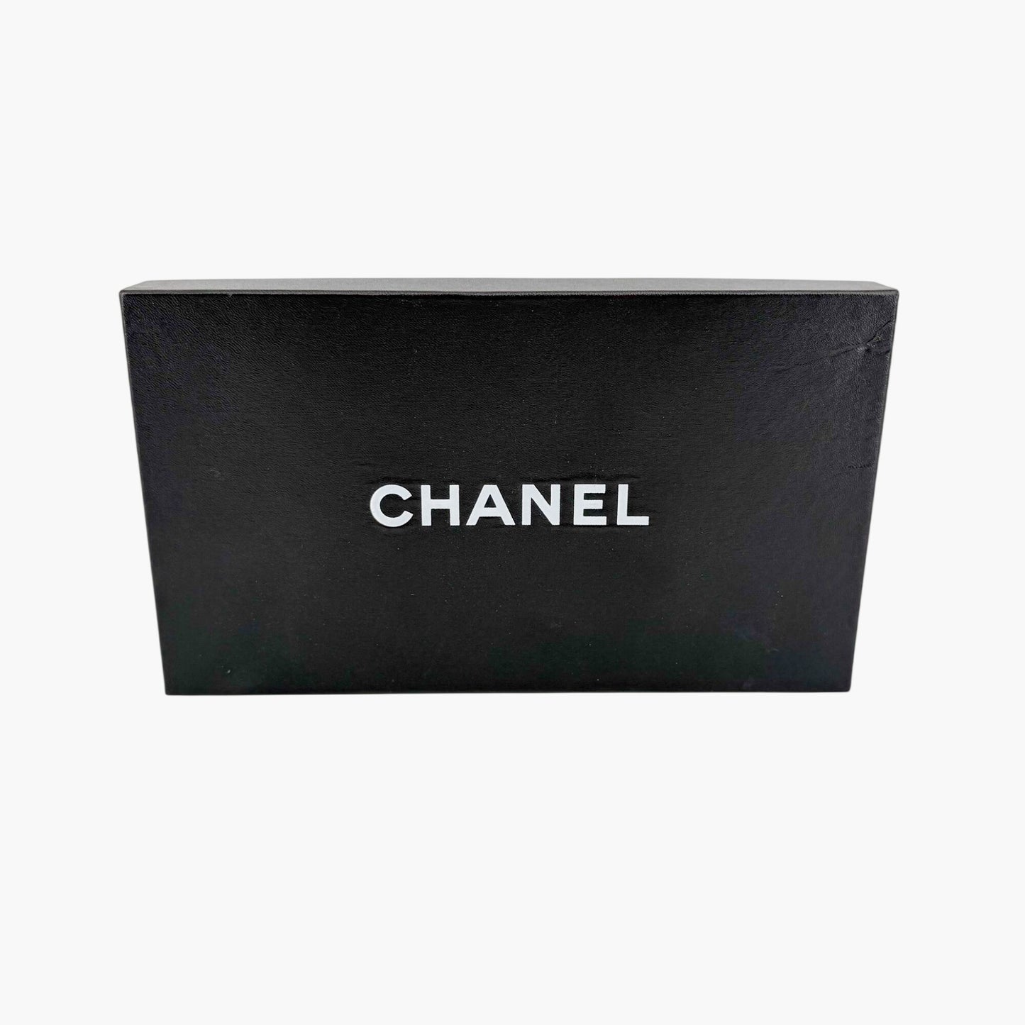 Chanel CC Wooden Platform Mule Sandals in White Leather Size 38
