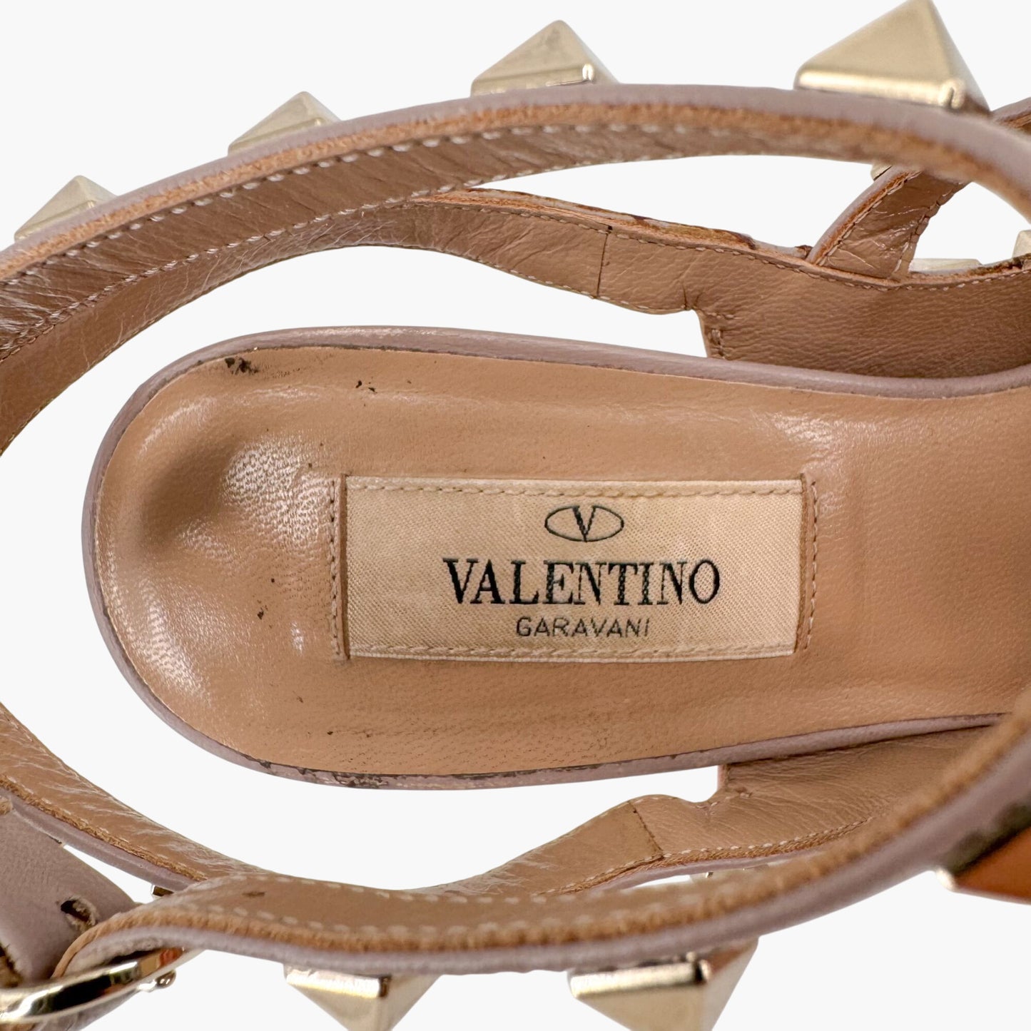 Valentino Garavani Rockstud Caged Pumps in Pink & Lavender Leather – Size 36.5
