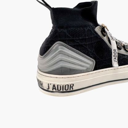 Christian Dior Walk'N'Dior J'Adior High-Top Sock Sneakers in Black – Size 39.5
