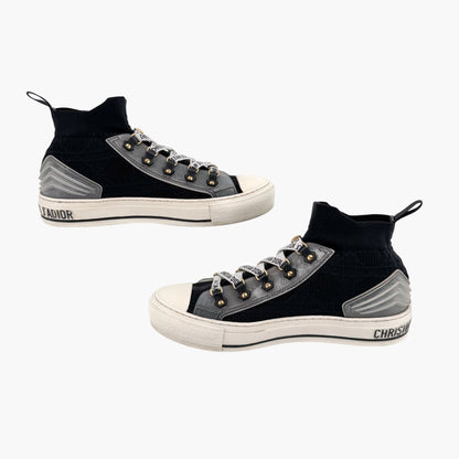 Christian Dior Walk'N'Dior J'Adior High-Top Sock Sneakers in Black – Size 39.5