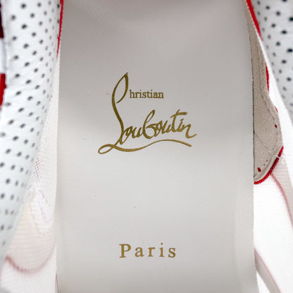 Christian Louboutin Sharkina Sneakers White Red Size 38.5